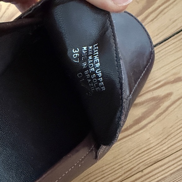 Danelle Classic Brown Leather Penny Loafers for Women Size 7 - Picture 6 of 6